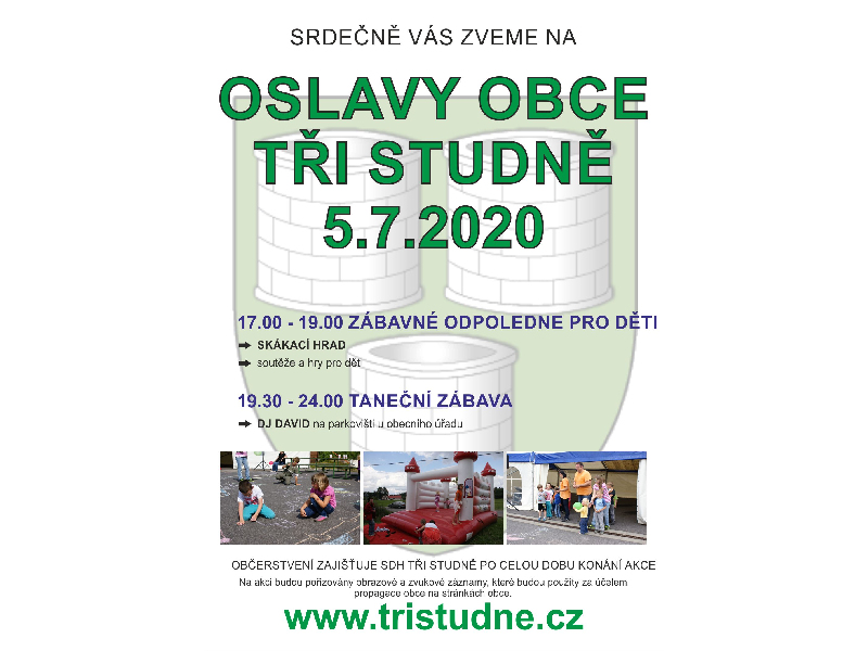 Oslavy obce Tři Studně 5. 7. 2020